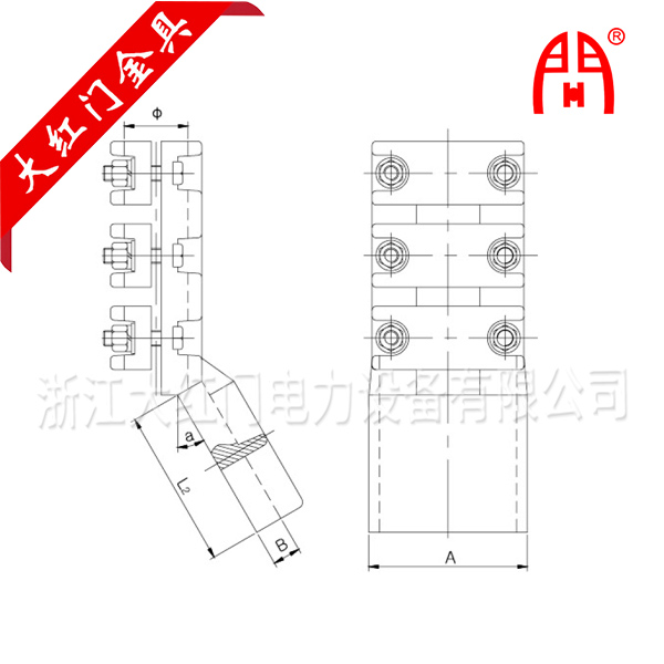 SL-N;SL-K系列耐熱導(dǎo)線、大截面導(dǎo)線螺栓型設(shè)備線夾